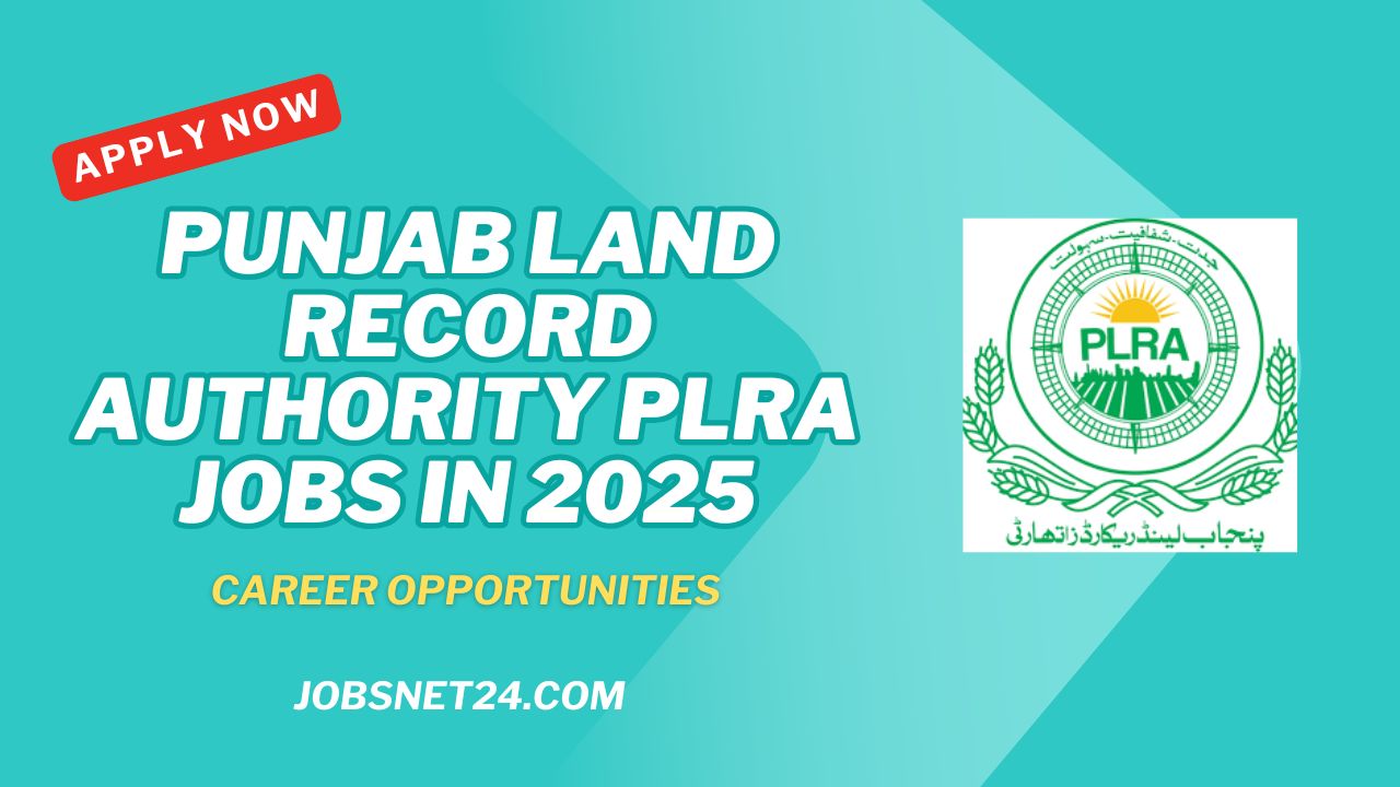Punjab Land Record Authority PLRA Jobs 2025