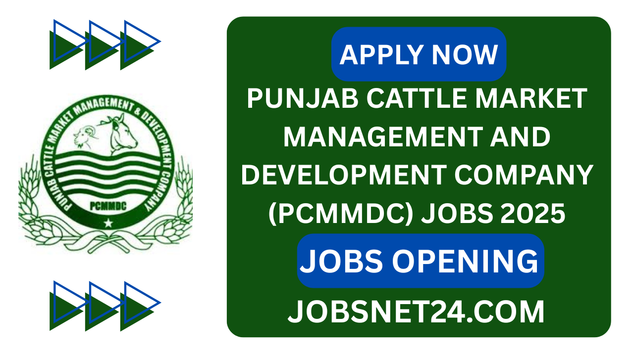 Punjab Cattle Market Management and Development Company (PCMMDC) Jobs 2025