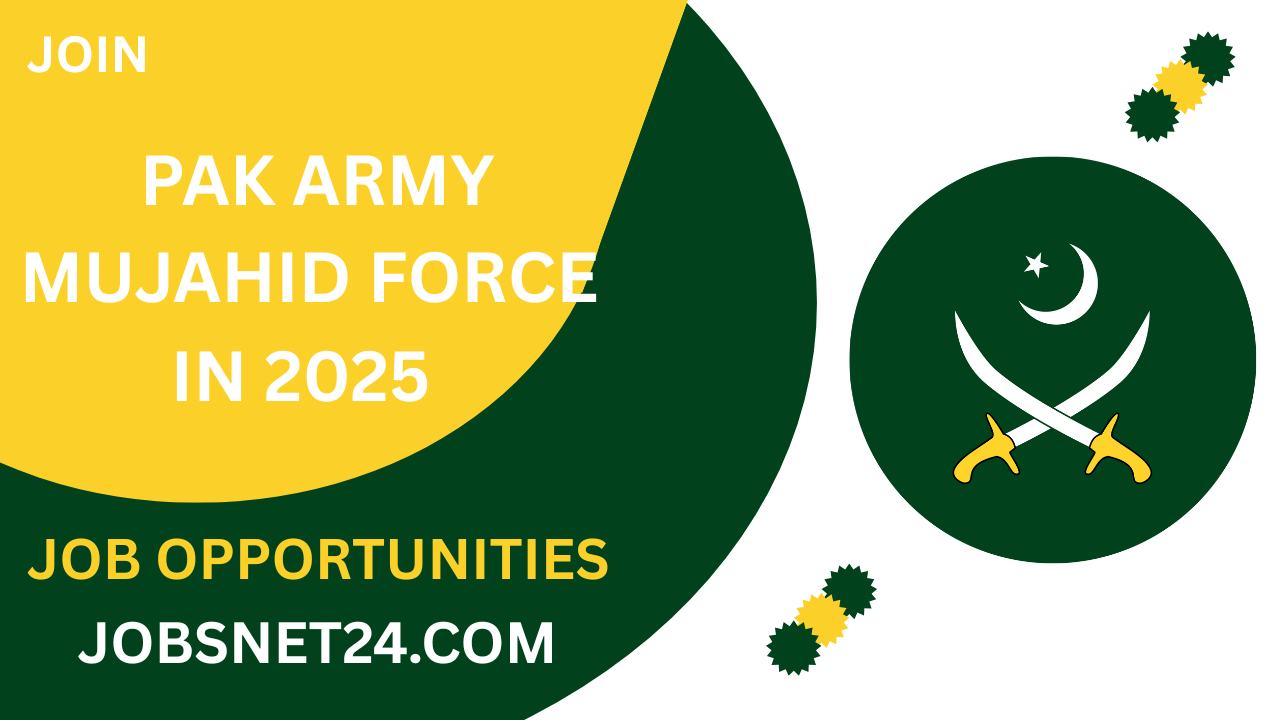 Pakistan Army Mujahid Regiment Jobs in Pakistan